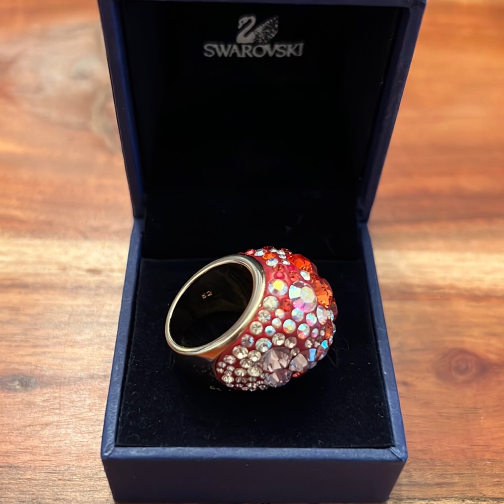 Swarovski Chic Multi Red Ring - image 6